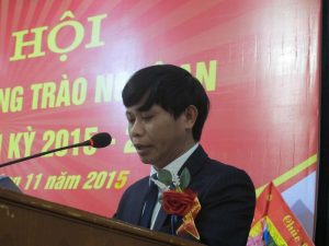 Nguyễn Đàm Văn với cương vị là ông bầu bóng đá phủi