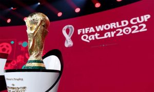 Chiếc cup world cup 2022 tổ chức tại Qatar 