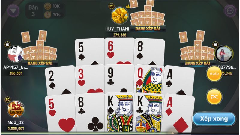 Mậu binh online tại GO88 thu hút game thủ là giao diện đẹp mắt và thân thiện với người chơi