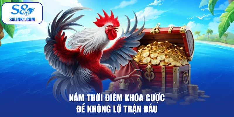 Nắm thời điểm khóa cược để không lỡ trận đấu