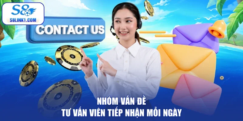 Nhóm vấn đề tư vấn viên tiếp nhận mỗi ngày